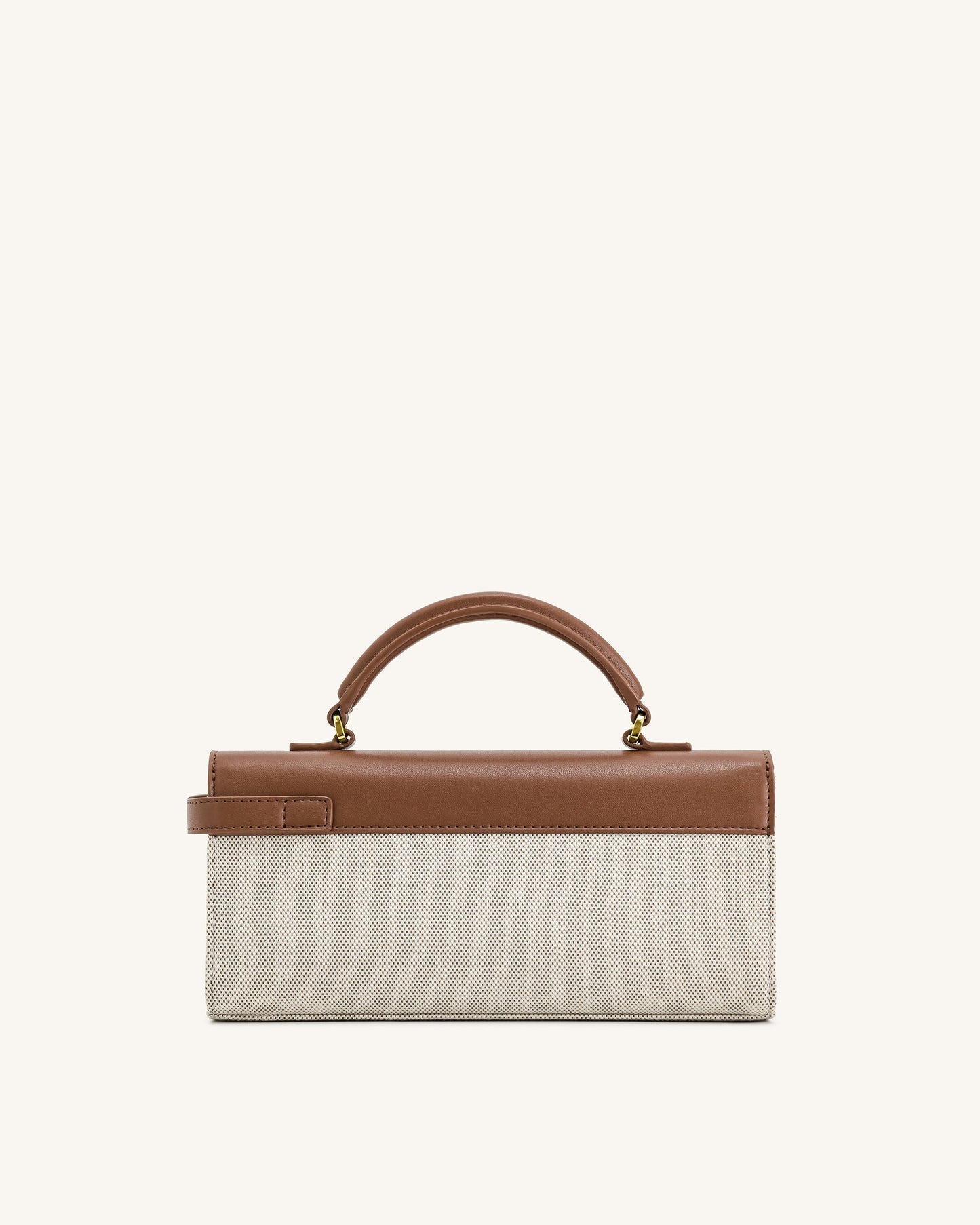 Keyla Top Handbag - Brown Canvas