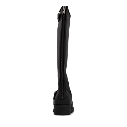 High Zip Back Black/Silver
