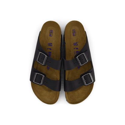 Arizona Soft Footbed Narrow Black Oiled Leather