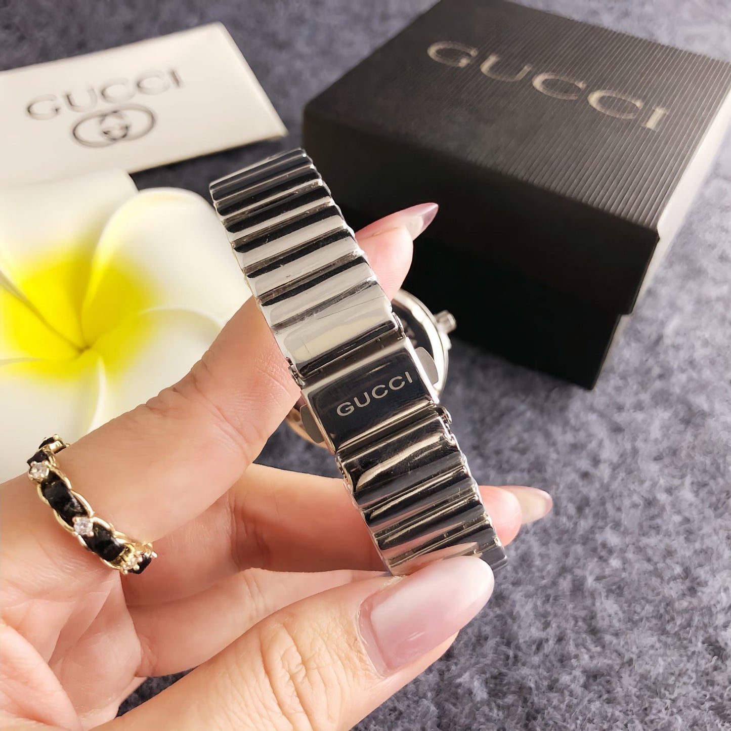 Luxe Stripe Watch Plus