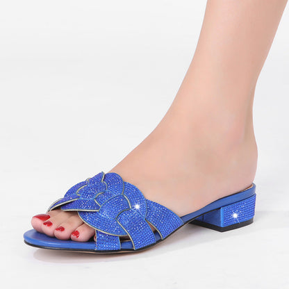 Solid Color Slippers Sandals Daily With Party Women's Sandals