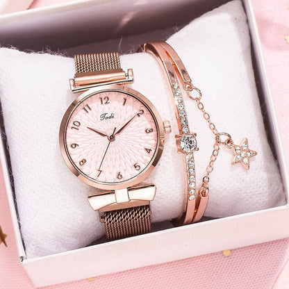 Fashion Quartz Watch and Bracelet Kit