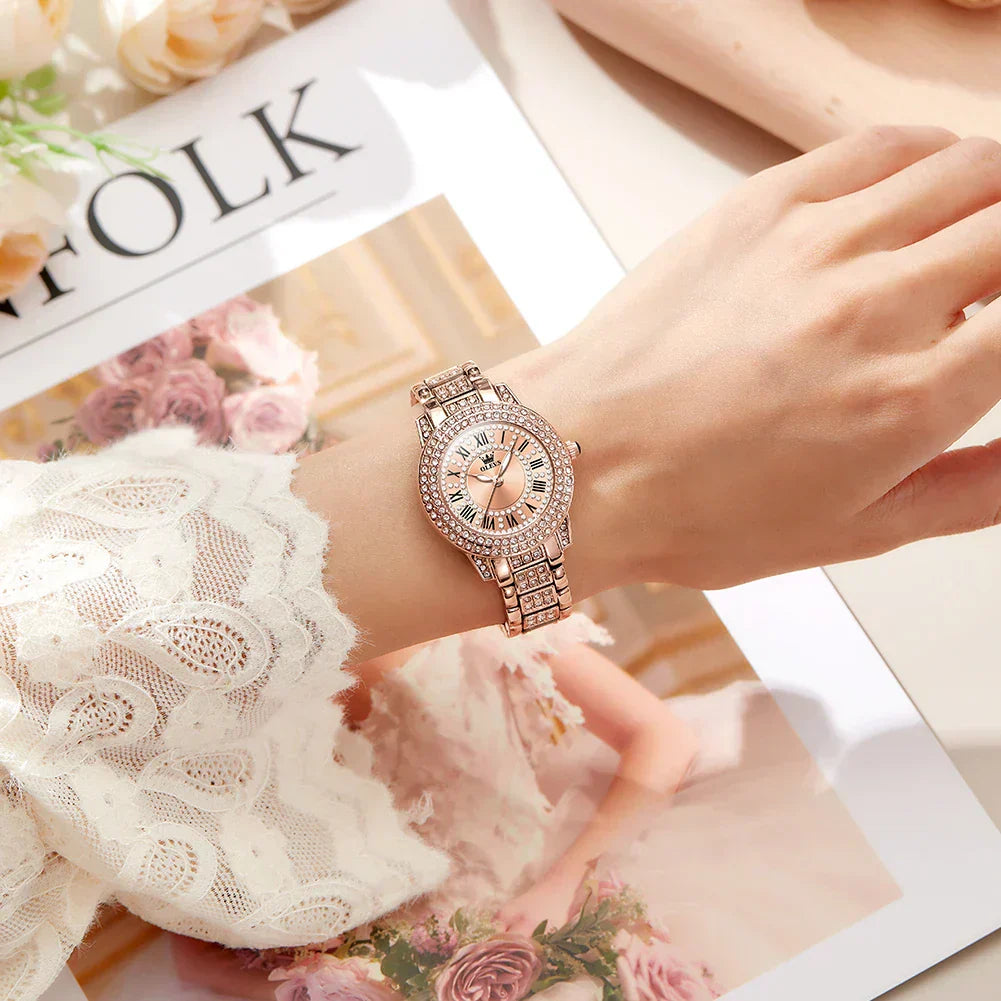 OLEVS Women's Studded Watch