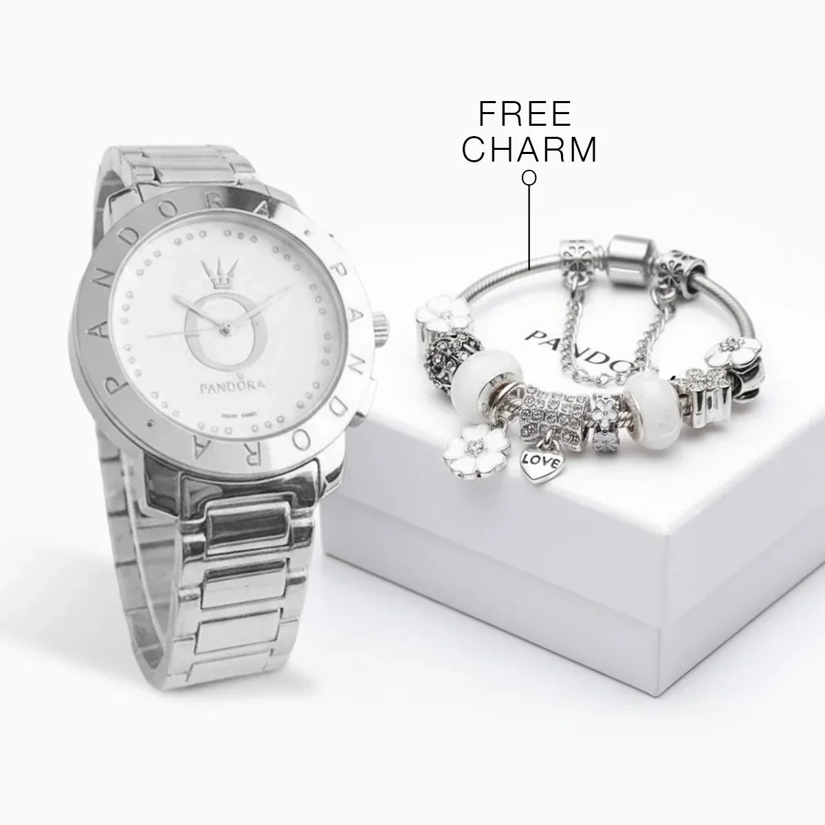 P A N D O R A Luxury Watch Kit (Free Charm Bracelet Included)