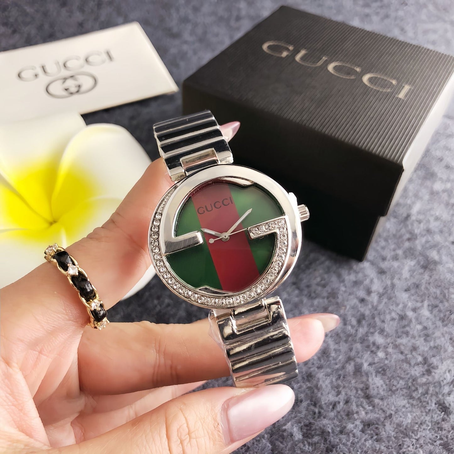 Luxe Stripe Watch Plus