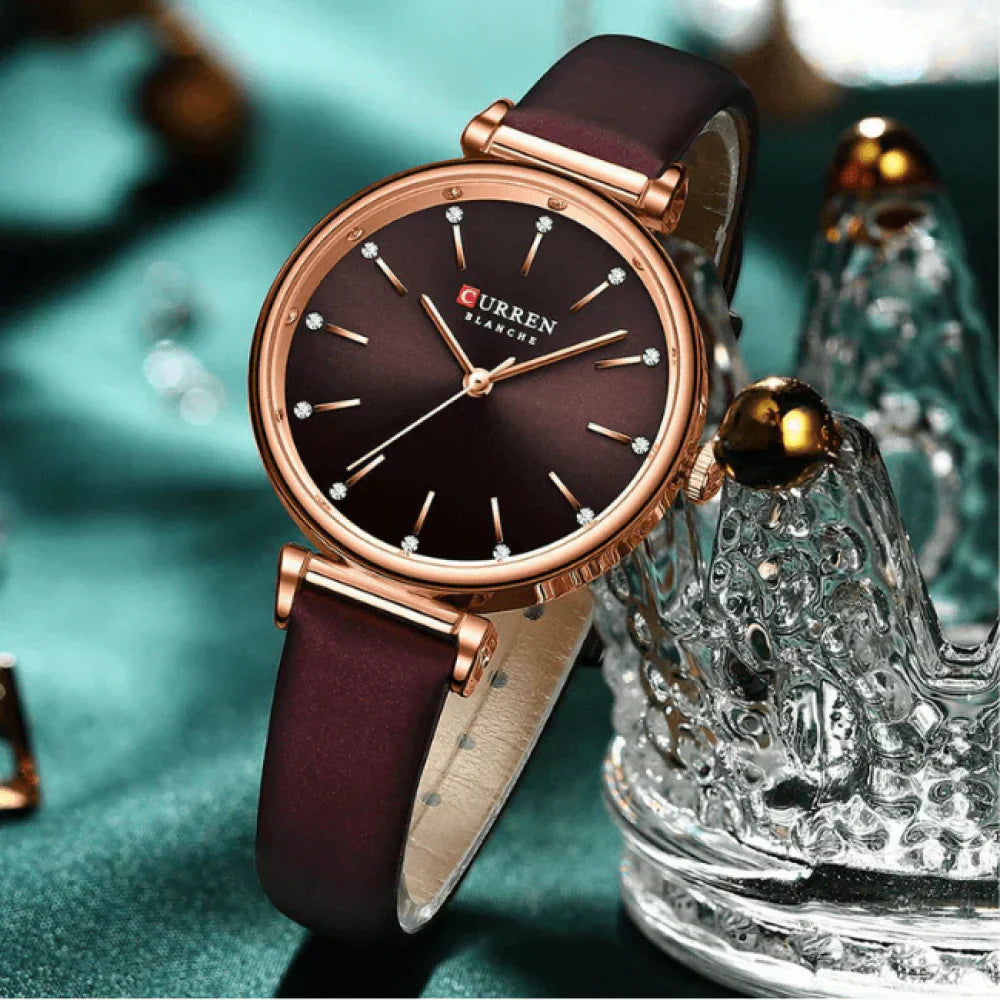 Leather Quartz Watch
