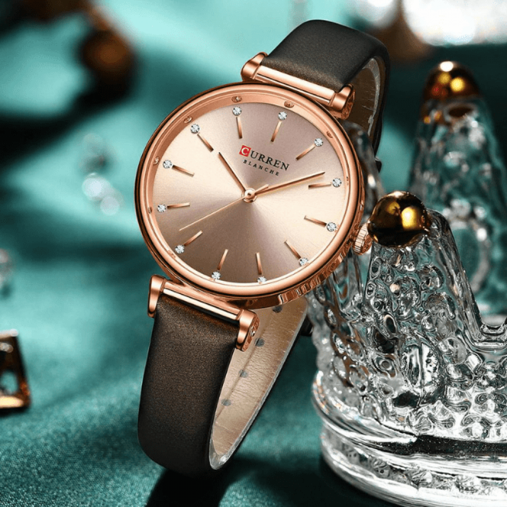 Leather Quartz Watch